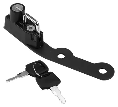 Produktbild von Helmhalterungsschloss, sicheres tragbares Motorradschloss aus Aluminiumlegierung mit 2 Schlüsseln zum Aufrüsten