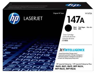 Zdjęcie produktu dla HP LaserJet Oryginalny czarny toner 147A, 10500 stron(y), Czarny, 1 szt.