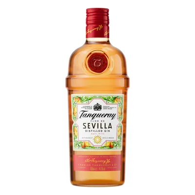 Produktbild von Tanqueray Flor de Sevilla, mit Orangengeschmack, 41.3% vol, 700ml Einzelflasche