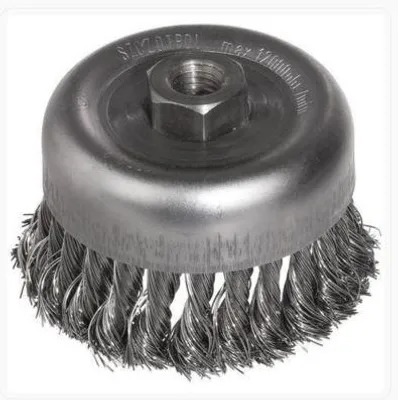 Image de Brosse à bouts torsadés fi 75mm filetage m14