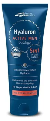Produktbild von Medipharma Cosmetics Hyaluron Active Men Duschgel, 200 ml Gel
