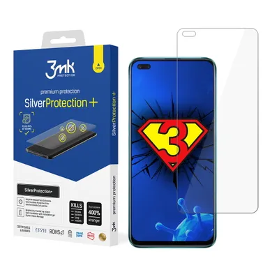 Produktbild von 3mk Display Antimikrobielle Schutzfolie SilverProtection+ für Oppo Reno 4 0,21mm Self-Heal