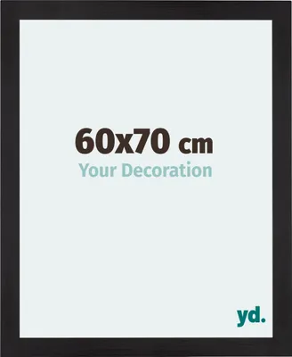 Produktbild von Bilderrahmen, 60x70 cm, Schwarz Gemasert, MDF, Mura