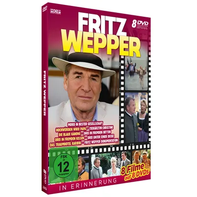 Produktbild von Fritz Wepper - In Erinnerung - 8 Filme auf 8 DVDs