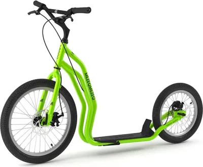 Produktbild von Tretroller Yedoo Mezeq RunRun 20/16 Dogscooter Scooter Roller Cityscooter grün