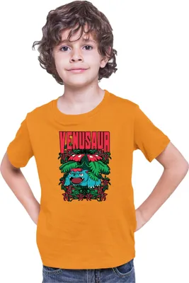 Immagine prodotto di Maglietta per bambini Japan Anime Manga Pokemon Venusaur, 5-6 Jahr - 116 , Orange