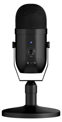 Obrázok produktu pre Kondenzátorový mikrofón s rozhraním USB-C – stolový mikrofón – Plug & Play – monitorovanie cez 3,5 mm slúchadlá – dotykové stlmenie – potlačenie šumu – domáce štúdio