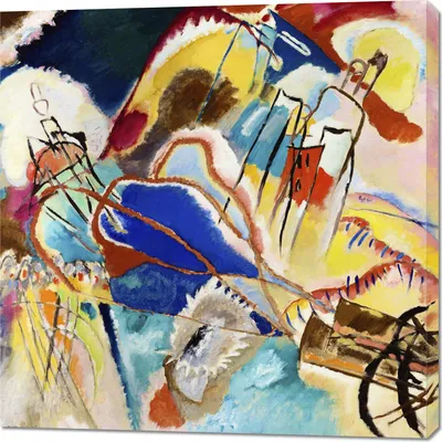 Immagine prodotto di Quadro 100x100 cm Improvvisazione n. 30,  Wassily Kandinsky Vintage
