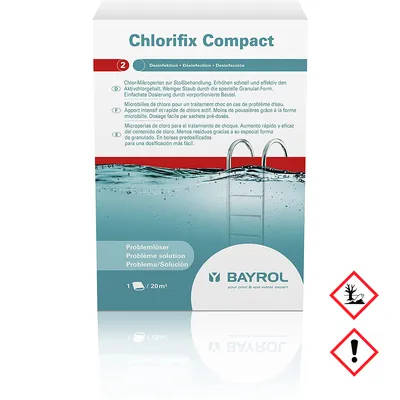 Produktbild von Bayrol Chlorifix Compact Wasserdesinfektionsmittel mit Chlor 1200g