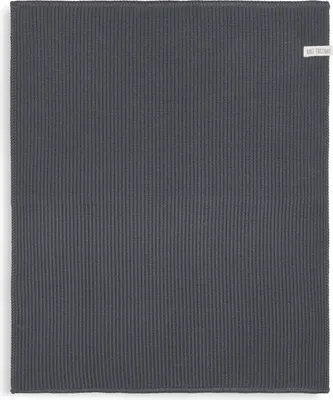 Produktbild von Knit Factory Morres Premium Strick-Badmatte - Anthrazit - 60x50 cm