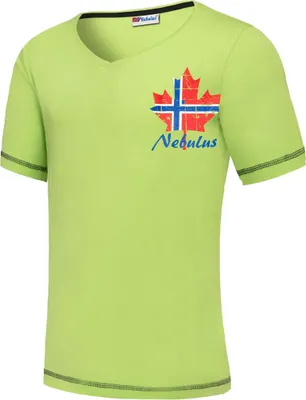 Zdjęcie produktu dla Nebulus T-shirt męski CORVIN, koszula, T-shirt, dekolt V, P5324 - mężczyźni, limonkowy, XL