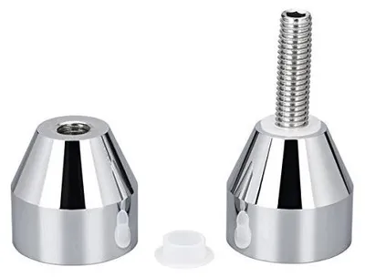 Zdjęcie produktu dla Uchwyt klamka do drzwi prysznicowych aluminium gałka 30 mm zestaw