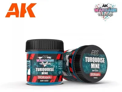 Imagen del producto de AK Interactive AK1222 - Turquesa "Mine" - 100 ml - Nuevo