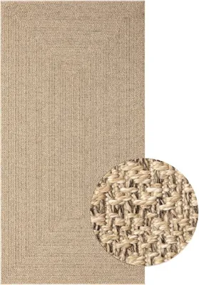 Image de Tapis ZIZUR 80x150 cm aspect de jute intérieur et extérieur