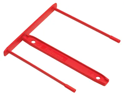 Immagine prodotto di Fellowes® 0089602 Bankers Box® clip per archivio - plastica, rosso, confezione da 100