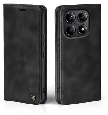 Produktbild von Handy Hülle für Xiaomi 17 Klapphülle Bookcase Flip Cover Handy Tasche Etui Farbe: Schwarz