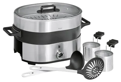 Productafbeelding van WMF Hotpot en stoomkoker Lono, 3,6 liter, 1700 Watt, roestvrij staal