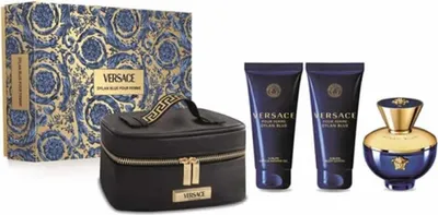 Image de Versace Pour Femme Dylan Blue Eau De Parfum Vaporisateur 100ml Set 3 Articles
