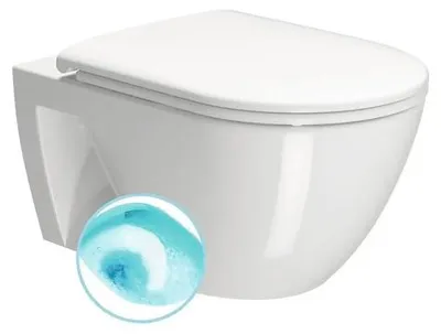 Obrázok produktu pre Závesné WC set Sapho PURA otvorený splachovací kruh 881611