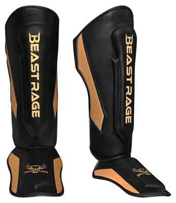 Immagine prodotto di Omgoods - Protezioni per le tibie per kickboxing, adatte per Muay Thai - Protezione di alta qualità
