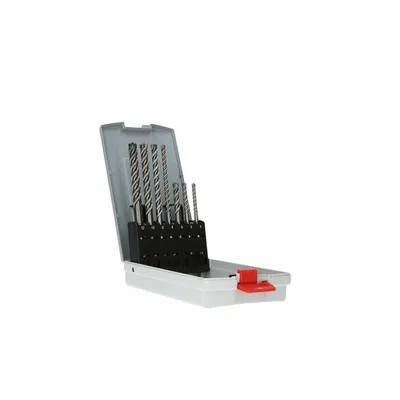 Image de Bosch SDS-plus 7X forets marteau 7 pces 5/6/6/8/8/10/12mm ( 2607017502 ) 4 tailleurs tête pleine