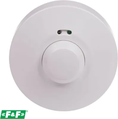 Zdjęcie produktu dla F&F | Czujnik ruchu DR-02 - 230V - Biały - Automatyczne sterowanie światłem - Wysoka czułość