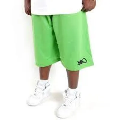 Immagine prodotto di K1X Short Park in microrete da uomo verde neon - M