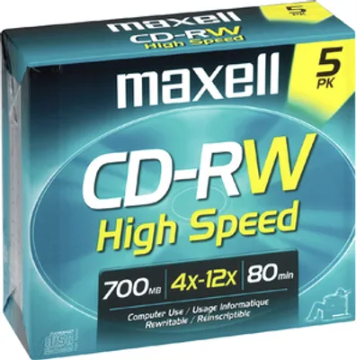 Produktbild von Maxell CD-RW 80 Maxell Audio, JewelCase, 1 piece