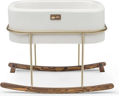 Produktbild von Skye Decor, Hier Metal - White, Gold, Wiegen, Weiß, Metall, 90 x 70 x 58 cm