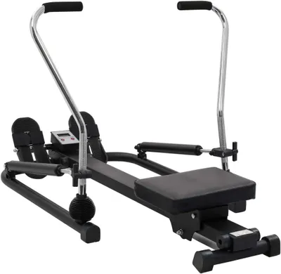 Imagen del producto de Máquina de remo – Remoergómetro – Equipo de fitness – Remoergómetro de interior – Aparato de gimnasio – 5 niveles de resistencia – Compacto