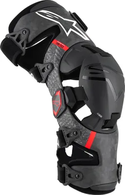 Produktbild von Alpinestars Supertech RK-10 Plasma Knieorthesen, schwarz/rot, L