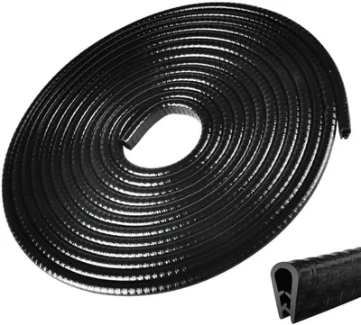 Produktbild von Butylrundschnur 9,5 mm x 5 m Schwarz selbstklebend Dichtband wasserdicht UV beständig für Auto Fenster Türen Innen und Außen