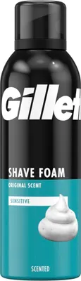 Produktbild von Gillette Classic Bartpflege Rasierschaum Männer (200 ml), Geschenk für Männer