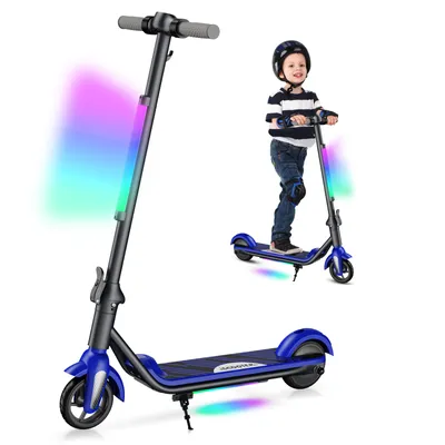 Produktbild von Elektroscooter E-RIDES F602 E-Scooter Für Kinder Ab 6 Jahren- Klappbar- LCD-Anzeige- Reichweite 8km- Max. 12km/h- Batterie 2,6AH- E-Roller Blau