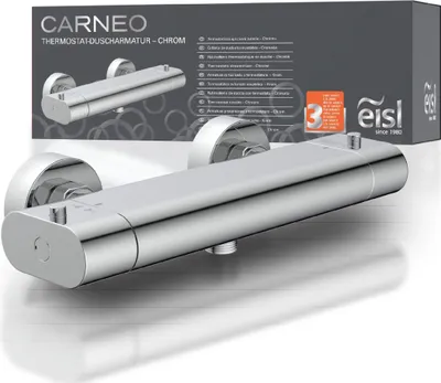 Obrázek produktu pro eisl CARNEO sprchová baterie s termostatem, sprchová baterie, sprchový termostat s ochranou proti opaření, chrom
