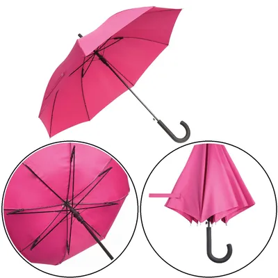 Produktbild von Regenschirm Ø103 cm WIND Stockschirm 0,46 kg Automatik pink