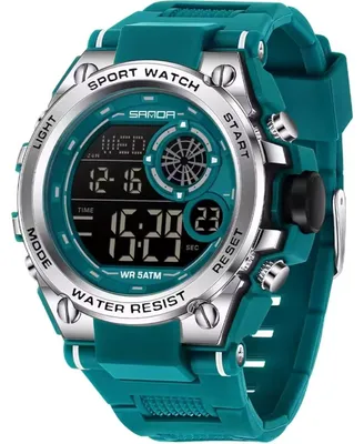 Image de Montre homme SANDA KA-41938 turquoise analogique et numérique KP41938
