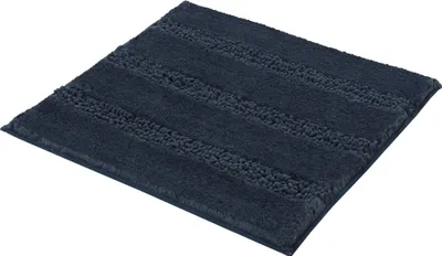 Produktbild von Kleine Wolke Badteppich MONROVIA Navy 60 x 60 cm