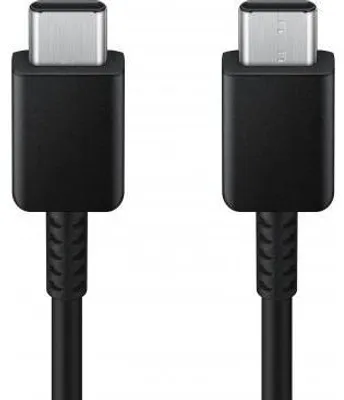 Produktbild von Samsung, Lade- und Synchronisationskabel (USB-C auf USB-C, 60W, 1m), Schwarz