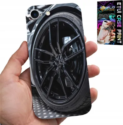 Immagine prodotto di Custodia Per Iphone Se / Se2 - Cerchio Auto Sportive Fan + Vetro