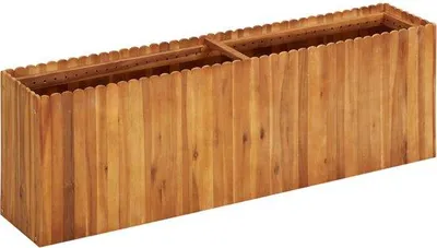 Obrázek produktu pro Vysoký květináč z masivního dřeva 150 x 30 x 50 cm