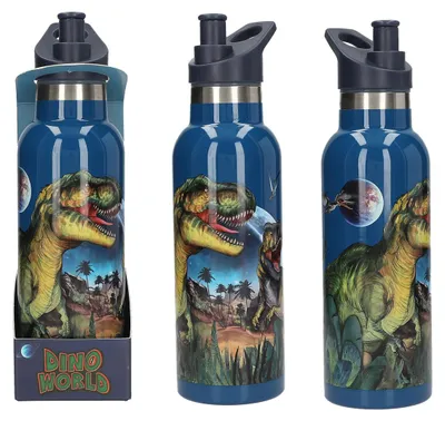 Image de Gourde Dino World en acier inoxydable GALAXY