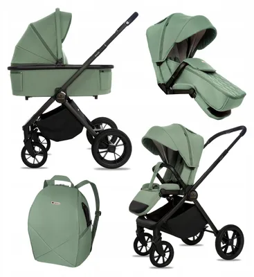 Immagine prodotto di BabyLux® Passeggino 2in1 BOLDO, Set di Passeggini Combinati Leggeri Pieghevoli con Navicella, Seggiolino Sportivo, Borsa Fasciatoio e Altri Accessori