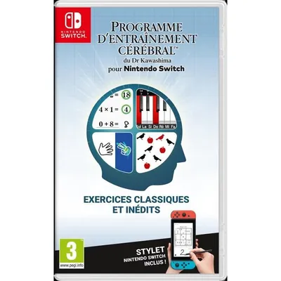 Image de Programme d'Entraînement Cérébral du Dr Kawashima pour Nintendo Switch - Stylet inclus