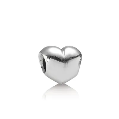 Produktbild von Pandora 790137 Charm Glattes Herz Silber