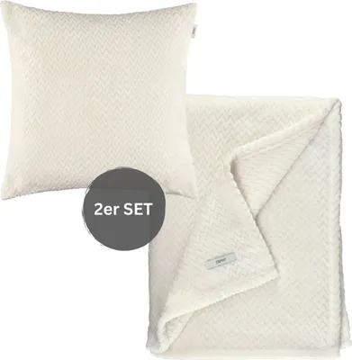 Image de ESPRIT Set de couverture COMFY-2 Blanc 140 x 190 cm