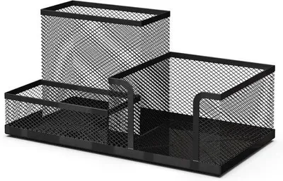 Produktbild von Büro-Organizer aus Metall - 1 Stück - Schwarz