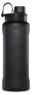 Produktbild von Satch XL Kunststoff Trinkflasche Schwarz, 1 L, spülmaschinengeeignet