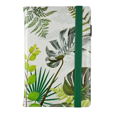 Image de Agenda journalier/hebdomadaire calendrier universel imprimé à motifs A5 avec encart amovible Botanic White