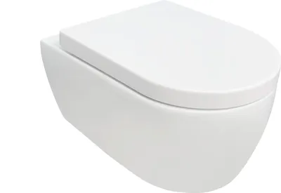 Produktbild von NEG Hänge-WC Uno11RL/RK, randlose spritzfreie Spülung, Softclose WC-Sitz, nano-versiegelt WC-Modell: Uno11RL (55,5 cm) Standard-Deckel